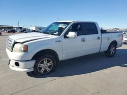 Salvage cars for sale from Copart Grand Prairie, TX: 2008 Ford F150 Supercrew