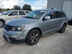 Vehiculos salvage en venta de Copart Apopka, FL: 2015 Dodge Journey Crossroad