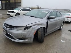 Salvage cars for sale at Kansas City, KS auction: 2015 Chrysler 200 C