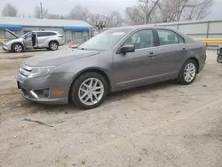 Salvage cars for sale at Wichita, KS auction: 2012 Ford Fusion SEL