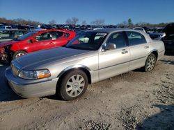 Salvage cars for sale from Copart West Warren, MA: 2003 Lincoln Town Car Cartier