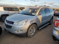 Salvage cars for sale at Elgin, IL auction: 2011 Chevrolet Traverse LT