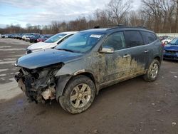 Salvage cars for sale at Ellwood City, PA auction: 2011 Chevrolet Traverse LT