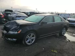 Salvage cars for sale at Indianapolis, IN auction: 2015 Volkswagen Passat SEL