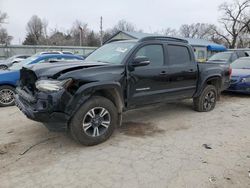 Salvage cars for sale from Copart Wichita, KS: 2016 Toyota Tacoma Double Cab