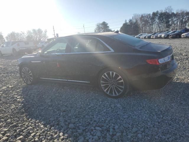 2019 Lincoln Continental Select