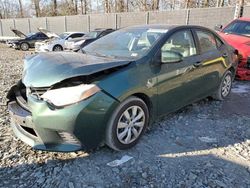 Salvage cars for sale at Waldorf, MD auction: 2015 Toyota Corolla L