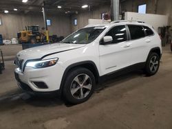 Salvage cars for sale at Blaine, MN auction: 2019 Jeep Cherokee Limited