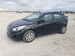 Salvage cars for sale from Copart New Braunfels, TX: 2017 Hyundai Accent SE