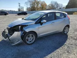 Salvage cars for sale at Gastonia, NC auction: 2019 Ford Fiesta SE