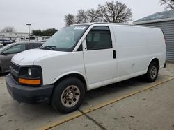 Salvage trucks for sale at Sacramento, CA auction: 2012 Chevrolet Express G1500