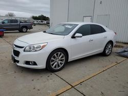 Salvage cars for sale at Sacramento, CA auction: 2015 Chevrolet Malibu LTZ