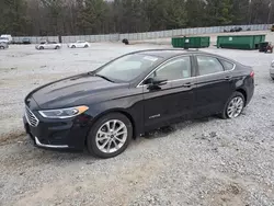 Salvage cars for sale at Gainesville, GA auction: 2019 Ford Fusion SEL