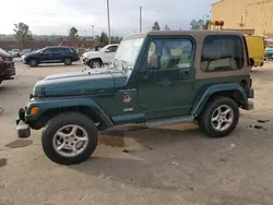 2001 Jeep Wrangler / TJ Sahara en venta en Gaston, SC