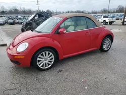 Salvage cars for sale at Lawrenceburg, KY auction: 2008 Volkswagen New Beetle Convertible SE