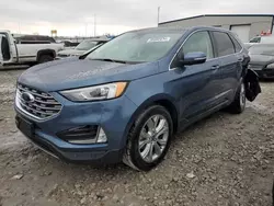 Salvage cars for sale at Cahokia Heights, IL auction: 2019 Ford Edge Titanium