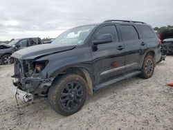 Salvage cars for sale at Houston, TX auction: 2021 Toyota Sequoia Night Shade