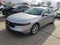 Salvage cars for sale at Sacramento, CA auction: 2023 Honda Accord LX