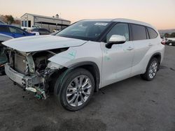 Salvage cars for sale at San Martin, CA auction: 2022 Toyota Highlander Limited