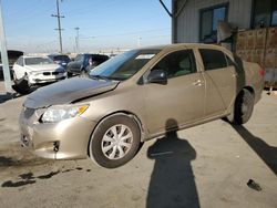 Salvage cars for sale at Los Angeles, CA auction: 2009 Toyota Corolla Base