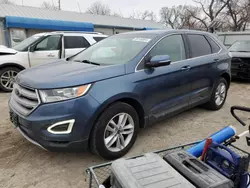 Salvage cars for sale at Wichita, KS auction: 2018 Ford Edge SEL