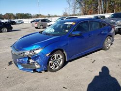 Salvage cars for sale at auction: 2018 Honda Civic LX