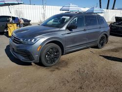 Salvage cars for sale at Van Nuys, CA auction: 2022 Volkswagen Tiguan SE R-LINE Black