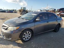 Toyota Corolla Base salvage cars for sale: 2012 Toyota Corolla Base