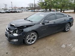 Chevrolet salvage cars for sale: 2020 Chevrolet Malibu LT