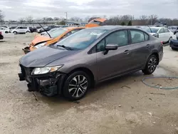 Salvage cars for sale at Louisville, KY auction: 2015 Honda Civic EX