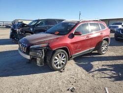 Salvage cars for sale at Temple, TX auction: 2014 Jeep Cherokee Limited