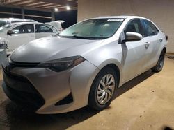 Salvage cars for sale at auction: 2017 Toyota Corolla L