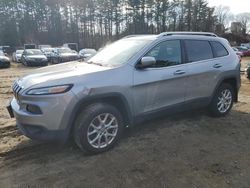 Salvage cars for sale at North Billerica, MA auction: 2014 Jeep Cherokee Latitude