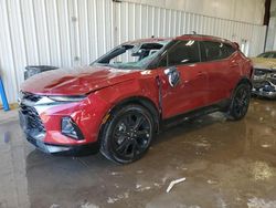 Salvage cars for sale at Franklin, WI auction: 2022 Chevrolet Blazer RS