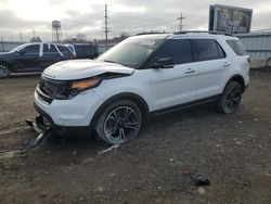 Salvage cars for sale at Chicago Heights, IL auction: 2014 Ford Explorer Sport