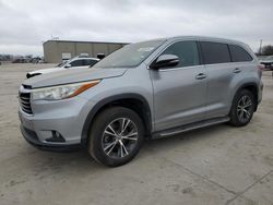 Toyota salvage cars for sale: 2016 Toyota Highlander XLE