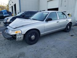 Salvage cars for sale at Savannah, GA auction: 2007 Ford Crown Victoria Police Interceptor