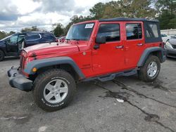 Jeep salvage cars for sale: 2017 Jeep Wrangler Unlimited Sport