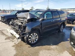 Salvage cars for sale at New Orleans, LA auction: 2014 Toyota Sequoia Limited