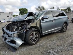 Salvage cars for sale at Opa Locka, FL auction: 2018 Infiniti QX60