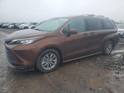 Salvage cars for sale from Copart Cleveland: 2022 Toyota Sienna LE