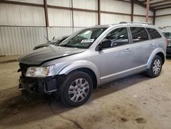 Salvage cars for sale at Pennsburg, PA auction: 2017 Dodge Journey SE