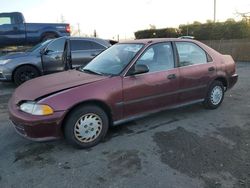 Salvage cars for sale at San Martin, CA auction: 1992 Honda Civic LX