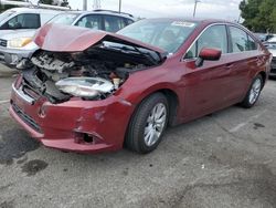 Salvage cars for sale at Rancho Cucamonga, CA auction: 2016 Subaru Legacy 2.5I Premium