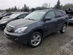 Lexus salvage cars for sale: 2008 Lexus RX 400H