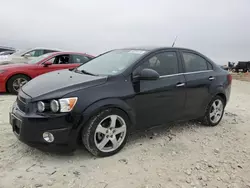 Salvage cars for sale at Taylor, TX auction: 2012 Chevrolet Sonic LTZ