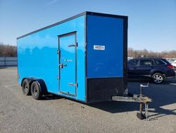 Salvage trucks for sale at Glassboro, NJ auction: 2023 Cargo 2023 High Country Cargo LLC 16' Enclosed