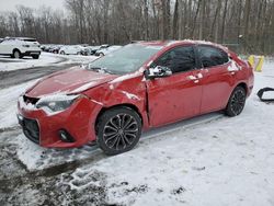 Salvage cars for sale at East Granby, CT auction: 2014 Toyota Corolla L