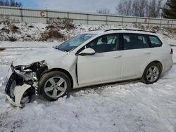 Salvage cars for sale at Davison, MI auction: 2019 Volkswagen Golf Sportwagen S