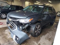 Salvage cars for sale at New Britain, CT auction: 2018 Chevrolet Traverse LT